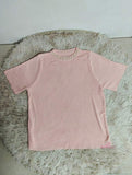 Loose-fit Short Sleeve T-shirt Ice Silk Tops for Women Classic Graphic Tee