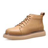 New Design Good Quality Cowhide Cook Original Genuine Leather Men Ankle Boots Comfortable Pointed Toe Dress Leather Shoes