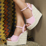 Stylish & Comfortable Platform Wedge Sandals for Big Feet, Perfect for Fashionable Women