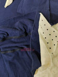 Korean Style Polka Dot Bow Knit Top Women's Slim Fit Long Sleeve Ruffle Hem Casual Top
