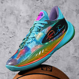 Low Top Breathable Mesh Basketball Shoes with Advanced Cushioning High Traction Rubber Outsole for Indoor Outdoor Court Game