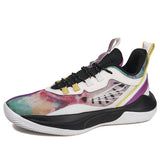 Professional Men Outdoor Sports Sneakers Slip Resistant Breathable Blank Mesh Women Basketball Shoes