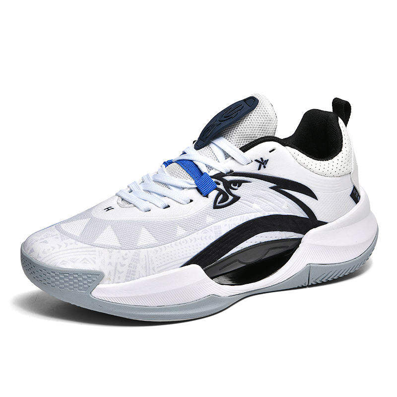 Dark Night Glowing Premium Breathable Mesh Mid Top Ankle Basketball Shoes with High Traction Rubber Outsole and Cushioning Tech