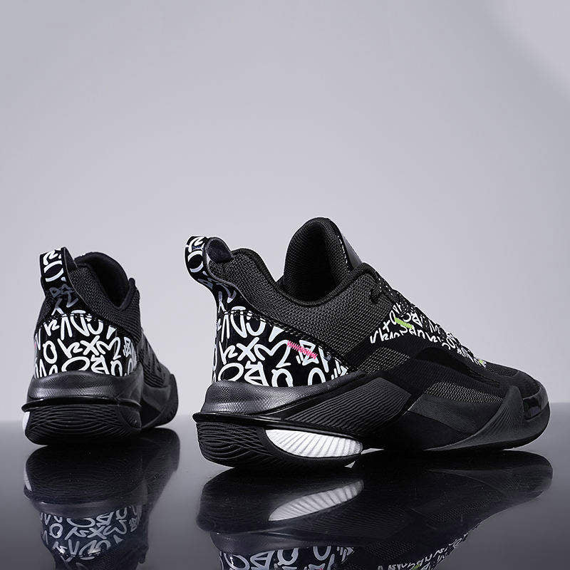 Professional Men Outdoor Sports Sneakers Slip Resistant Breathable Blank Mesh Women Basketball Shoes