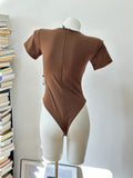 Hot Sell Women Short Sleeve One Piece High Stretch Compression Soft Bodysuit Rompers Jumpsuit
