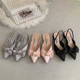 Chic European Summer Flat Sandals for Women - Silk/PU Slippers
