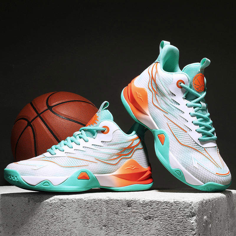 Man Original High Quality Professional Sports Sneakers Blank Breathable Mesh Basketball Shoes for Men