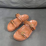 Women's Summer Slipper Sandals | Open Toe Ladies Flat Shoes