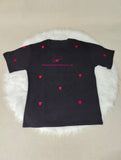 High-grade Love Embroidered T-shirt Women's Short-sleeved 2025 New Loose Tops for Women Cotton Trendy Short-Sleeved Tee