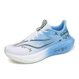 Ultra Lightweight Breathable Mesh Running Shoes with Dynamic Cushioning System for Long Distance Fitness Training