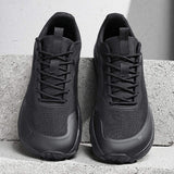 Mens Trail Running Shoes All Terrain Hiking Sneakers Breathable Athletic Walking Shoe with Gum Rubber Sole
