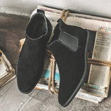 Classic Design Comfortable Pointed Toe Dress Shoes Hot Selling Fashion Genuine Leather Ankle Boots for Men