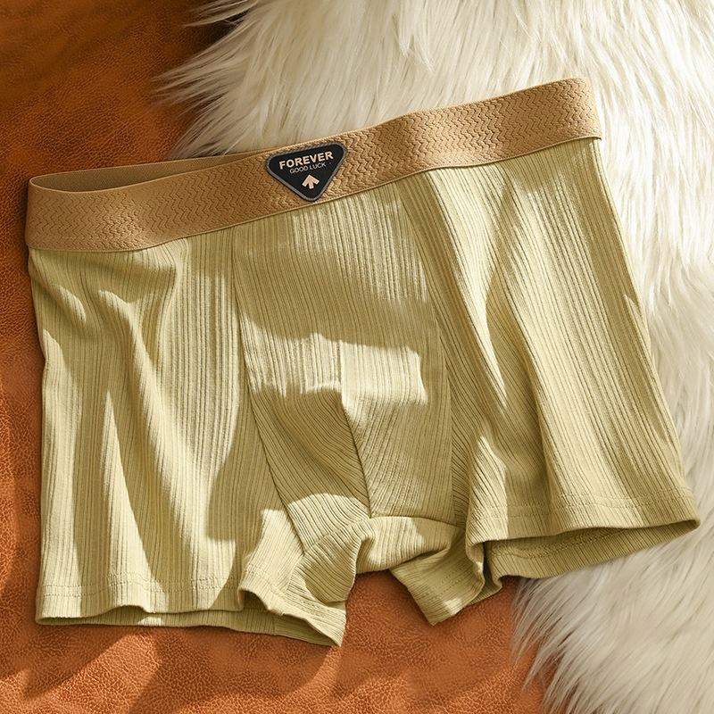 Comfortable Men's Cotton Underwear Breathable Soft Boxers Mid-Waist Briefs Short for Men Wholesale