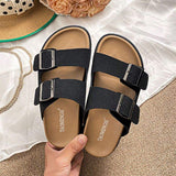 Trending Open Toe Women's Sandals with Comfortable Buckle Design