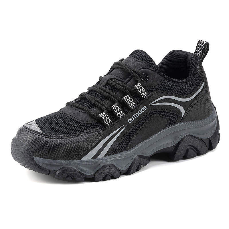 Professional Men Blank Mesh Breathable Sports Hiking Shoes Anti-slip Safety Outdoor Boots for Women