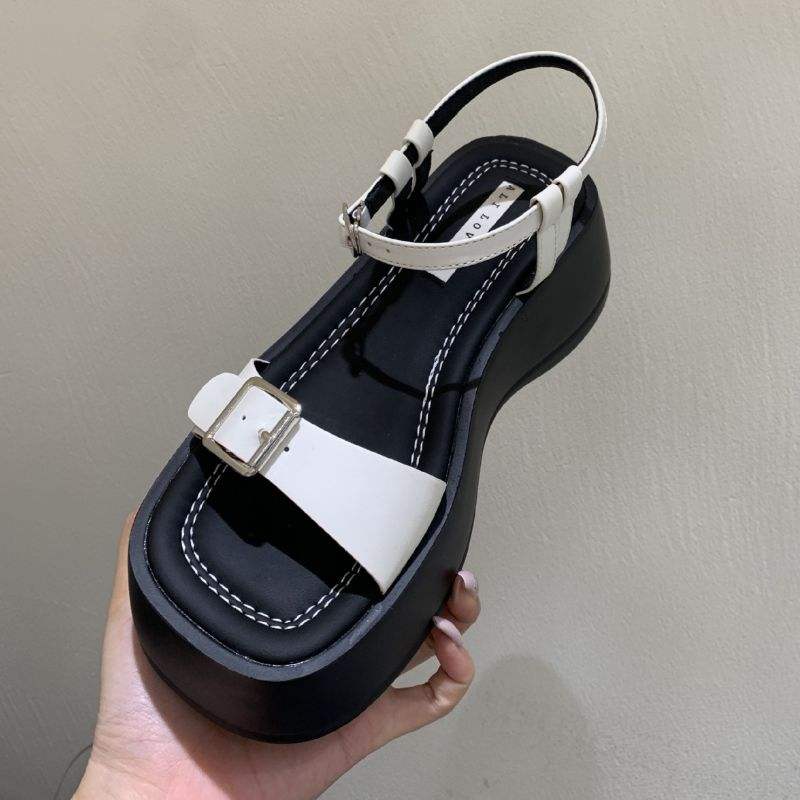 Women's Casual Open-Toe Thick Sole Platform Sandals - Perfect for Summer Style