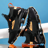 High Top Ankle Support Breathable Sock Athletic Sports Sneakers with Durable Leather Toe Cap & Exceptional Shock Absorption Sole