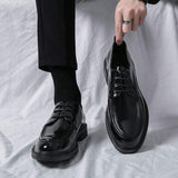 Pointed Toe Lace up Formal Wedding Groom Business Dress Shoes Oxfords Classic Design Hot Selling Men Shoes