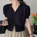 Simple Short-sleeved Blouse Lightweight Tops for Women Best-selling Short-Sleeved Tee
