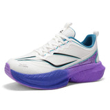 Mens Road Running Shoes Breathable Mesh Sport Sneakers High Elasticity Cushioning Athletic Trainers Non Slip Gym Footwear