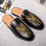 Lightweight Comfortable Good Looking Fashion Half Shoes Classic Hard Wearing Cool Pattern Men Casual Slippers