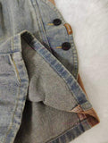 American Retro Workwear Denim Shorts Men's Summer New Arrival Loose Wide-Leg Casual Patchwork 5-Point Pants