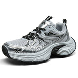 Lightweight Breathable Sports Running Shoes with Shock-Absorbing Midsole for Long-Distance Training