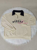 Women's Polo Collar Long-Sleeve Top 2025 Spring Autumn New Color-Block Lightweight Casual Shirt