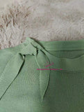 Strap Round Neck Short Sleeve T-shirt Knitted Trendy T-shirt 2025 Summer Slim-fit Tops for Women
