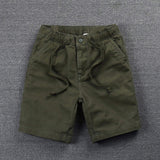 Summer Loose Waist Casual Shorts New Men's Solid Color Shorts Fashionable Men's Pants