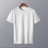 Men Solid Loose Short Sleeve Shirt Lapel Casual Oversized Button Down Tops