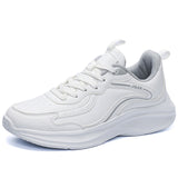 Leather Upper Sneaker with Innovative Cushioning Sole and Breathable Interior Lining for Daily Comfort