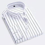 2025 Spring and Autumn Men's Long-Sleeved Shirt Fashionable Slim-Fit Korean Fashionable Youth Casual Men's Striped Shirt