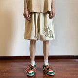 Vigour New Retro Basketball Shorts Men's Summer Loose Plus Size Sports Shorts Trendy High Street Casual Men's Shorts