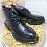 Black Brown Color Fashion Designers Lace up High Top Other Ankle Boots for Men