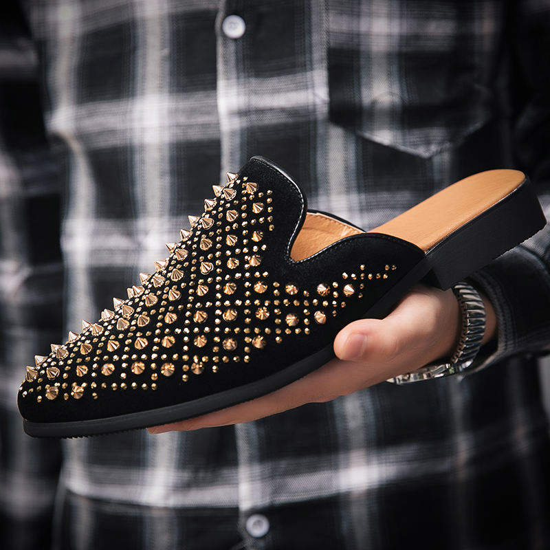 Unique Design Fashion Comfortable Dress Shoes for Men Half Shoes Men