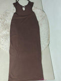 Backless Cami Dress Classic Hip Wrap Dress Slim-fit Sheath Dress