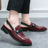 Latest Design Pointed Toe Classic Loafers Durable Breathable Summer Men Dress Shoes Sandals