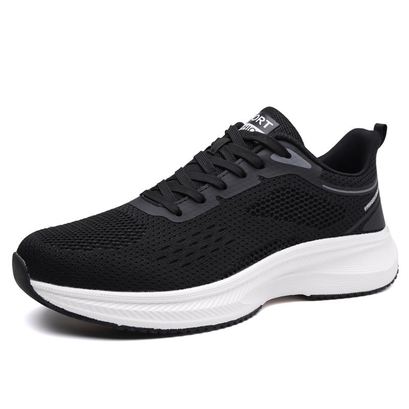 New Ultra Lightweight Breathable Mesh Running Shoes for Men Comfortable Cushioned Athletic Sneakers for Gym Jogging Walking Grey