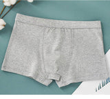 Cotton Solid Men's Briefs Boxers Men's Underwear Boxers for Men
