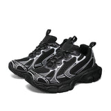 Men Sporty Fashion Sneakers With Reflective Details Ergonomic Design Multi-Layer Support All-Day Comfort for Gym Walking Travel