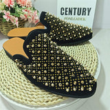 Unique Design Fashion Comfortable Dress Shoes for Men Half Shoes Men