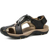 Full Grain Leather Sandals High Performance Wholesale Fashion Pure Leather Men Summer Sandals Shoes for Men