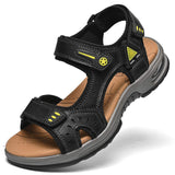 Summer Sandals Comfortable Fashion Design Durable Genuine Leather Sandals for Men