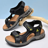 Summer Sandals Comfortable Fashion Design Durable Genuine Leather Sandals for Men