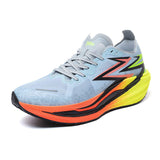 Breathable Mesh Sneakers with Carbon Fiber Cushioned Sole and Superior Shock Absorption for Intense Workouts and Reduced Fatigue