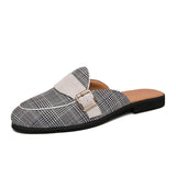 Latest Design Men Half Shoes Leisure Casual Summer Slip on Fashion Design Home Slippers for Men