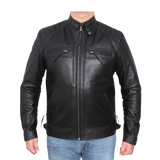DIAMOND Style Lambskin Leather Jacket