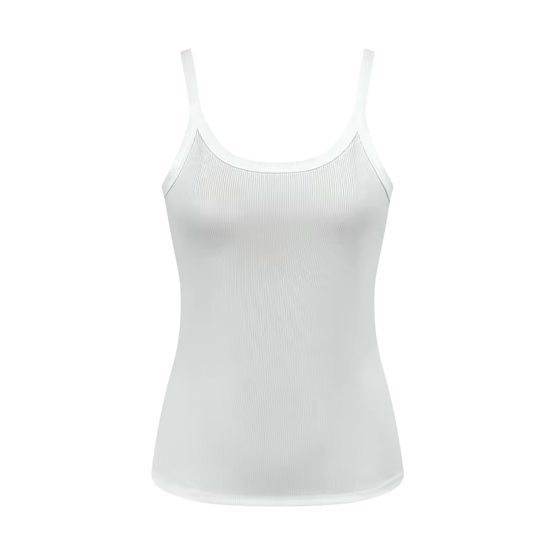 Ribbed Cotton-Blend Camisole