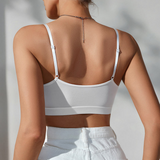 Melting Lips Graphic V-Neck Bralette